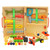 Wooden Simulation DIY Children Cartoon Toolbox Toys Play House Early Education Toys