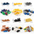 1000 in 1 Intelligent Toys DIY ABS Material Building Blocks with 4 Random Toy Persons, Random Color Delivery