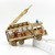 Simulation Fire Rescue Truck Creative Home Model Wooden Ornaments。