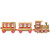 Wooden Three Section Locomotive Office Creative Home Decoration Simulation Toy