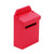 2 PCS 1:12 Doll House Accessories Mini Wooden Mailbox