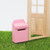 2 PCS 1:12 Doll House Accessories Mini Wooden Mailbox