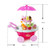 Simulation Small Carts Girl Mini Candy Cart Ice Cream Shop Children Toys with Music and Light