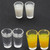 3 Pair 1:12 Miniature Doll House Accessories Plastic Mini Cup Model
