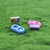 Doll House Mini Dog Cat Pet Food with Plate Simulation Furniture Model Toys