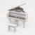 1:12 Mini House Toy Simulation Grand Piano Decoration
