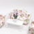 1:12 Mini House Toy Simulation White Lily with Porcelain Valley for Garden Scene Decoration