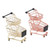 Double-Decker Mini Trolley  Ornaments Children Toys Simulation Shopping Cart