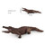 Simulation Crocodile Model PVC Wild Animal Static Decoration Toy