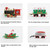 Electric Christmas Train Tree Decoration Rail Car Model