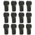 12 PCS 6.0mm Black ABS Display Hook / Security Lock Hook