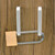 Copper Padlock Small Lock, Style: Long Lock Beam, 40mm Open