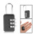 3 Digit Resettable Combination Security Travel Lock