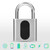 USB Rechargeable Door Lock Fingerprint Padlock Quick Unlock Security Keyless Smart Metal Lock