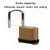 4-Digit Password Padlock For Warehouse Gate