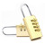 Four-digit Brass Code Padlock High-grade Security Gym Door Lock