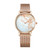 CAGARNY 6812 Round Dial Alloy Gold Case Fashion Women Watch Quartz Watches with Stainless Steel Band