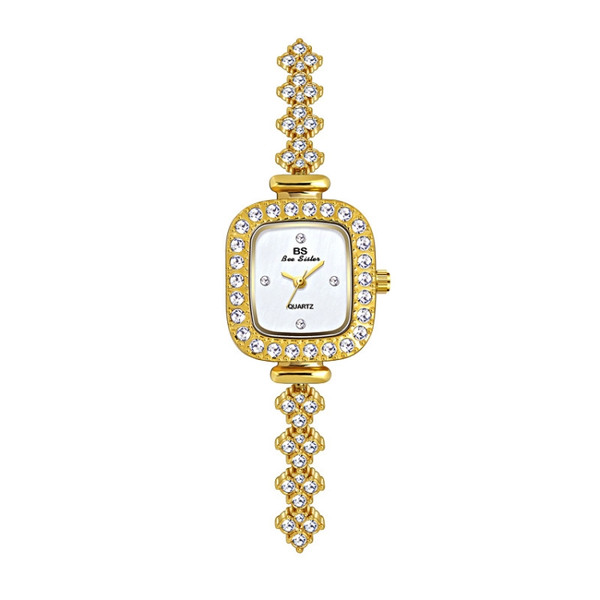 BS Bee Sister FA1518  Women Diamond Watch Bracelet Watch