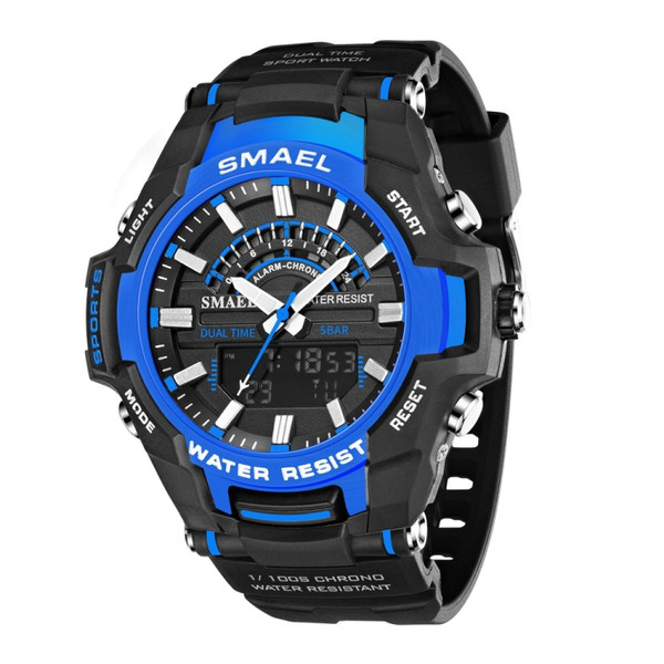 SMAEL 8028 Sports Waterproof Men Watch Outdoor Mountaineering Wear-resistant Wrist Watch