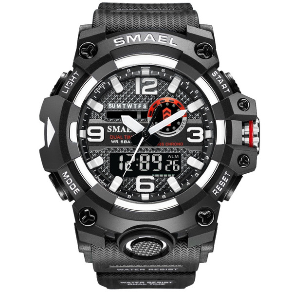 SMAEL 8035 Outdoor Sports Waterproof Dual Display Men Watch