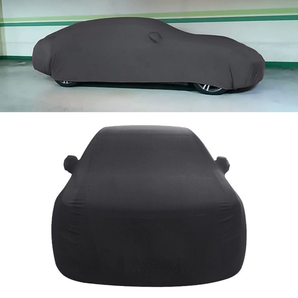 Anti-Dust Anti-UV Heat-insulating Elastic Force Cotton Car Cover for SUV, Size: M, 4.46m~4.77m
