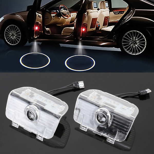 2 PCS DC12V 2W Car Door Logo Light Brand Shadow Lights Courtesy Lamp for Honda Spirior 2009-2014