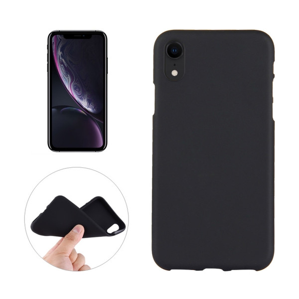 For iPhone XR Solid Color Frosted Soft TPU Case
