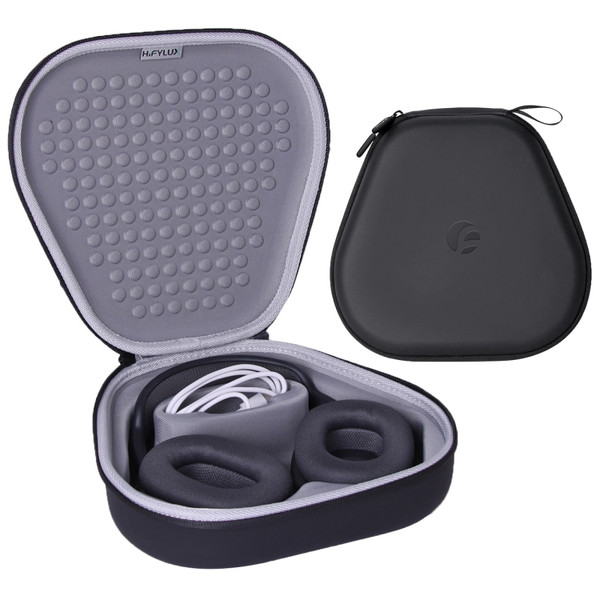Hifylux AP-BF2 Waterproof Leather + EVA Headset Storage Bag for AirPods Max, with Smart Sleep Function