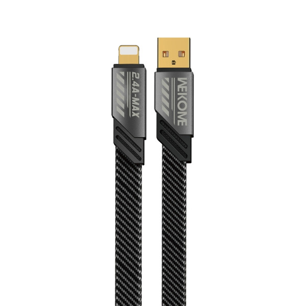 WK WDC-190i Mech Series 2.4A USB to 8 Pin Fast Charge Data Cable, Length: 1m