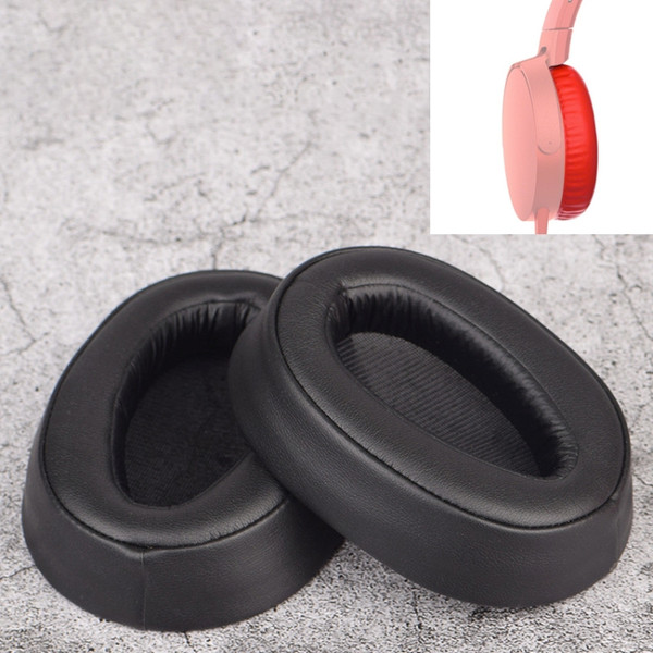2 PCS For Sony MDR-100ABN / WH-H900N Earphone Cushion Cover Earmuffs Replacement Earpads with Mesh