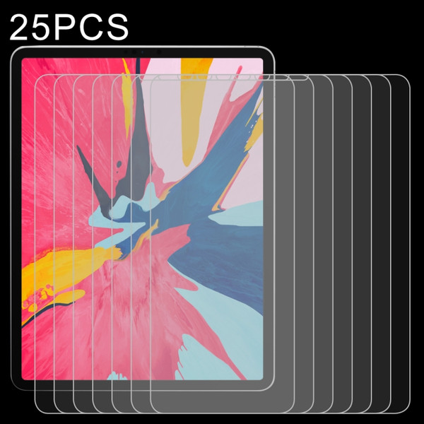 25 PCS 0.26mm 9H Surface Hardness Straight Edge Explosion-proof Tempered Glass Film for iPad Pro 11 2018/2020/2021/2022 / iPad Air 4&5 10.9
