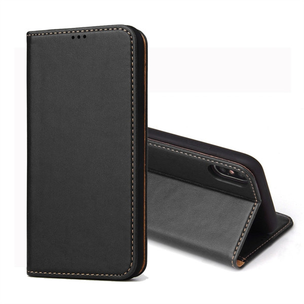 For iPhone XS Max Dermis Texture PU Horizontal Flip Leather Case with Holder & Card Slots & Wallet