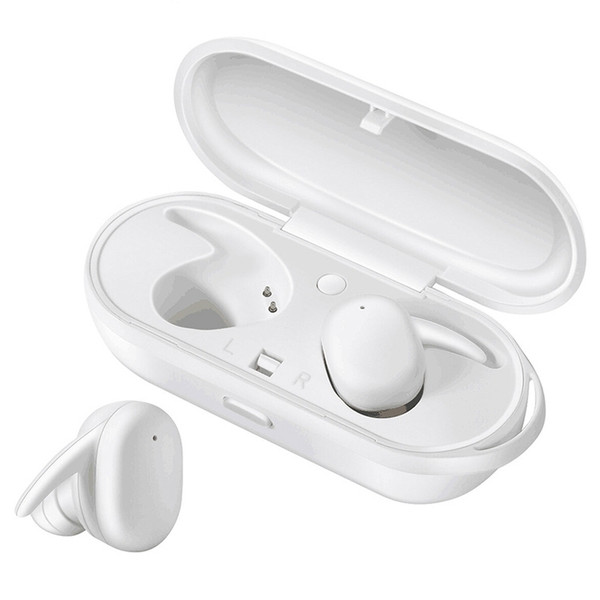 DT-7 IPX Waterproof Bluetooth 5.0 Wireless Bluetooth Earphone with 300mAh Magnetic Charging Box, Support Call