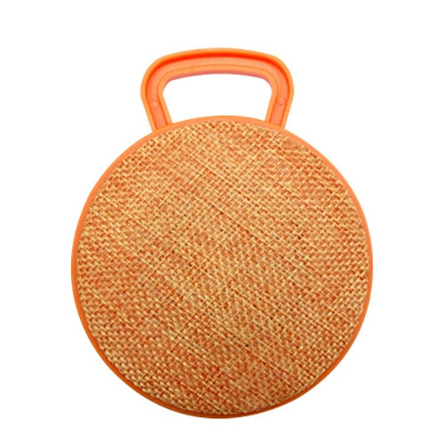A01L Cloth Texture Round Portable Mini Bluetooth Speaker, Support Hands-free Call & TF Card