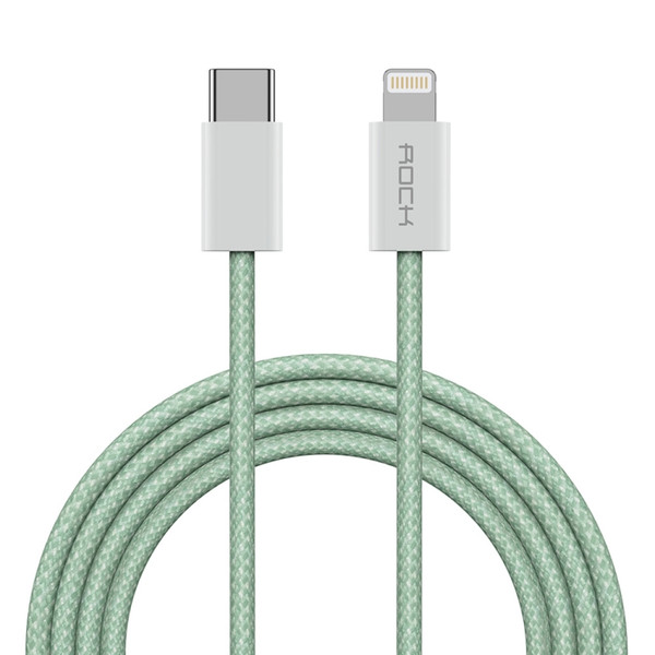 ROCK Z20 Flash Charge Series 20W PD USB-C / Type-C to 8 Pin Fast Charging Data Cable, Cable Length: 1m