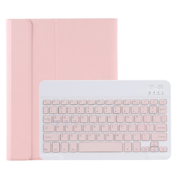 C-11B Detachable Candy Color Bluetooth Keyboard Leather Tablet Case with Pen Slot & Holder for iPad Pro 11 inch 2021