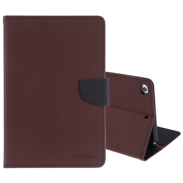 GOOSPERY FANCY DIARY Horizontal Flip Leather Case for iPad Mini (2019), with Holder & Card Slots & Wallet