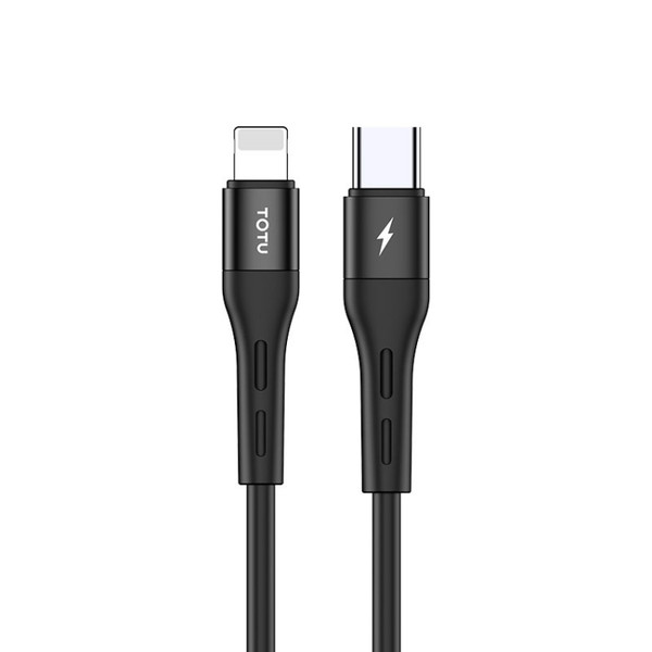 TOTUDESIGN BPD-002 Soft Series 8 Pin PD3.0 Quick Charging Cable, Length: 1m