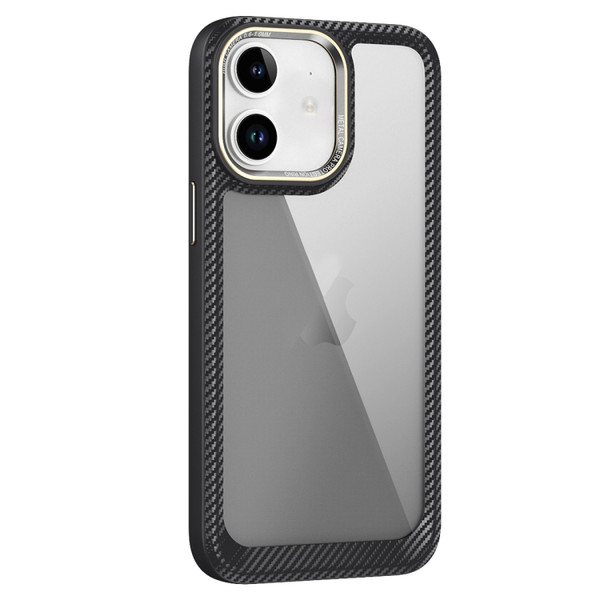 Carbon Fiber Transparent Back Panel Phone Case