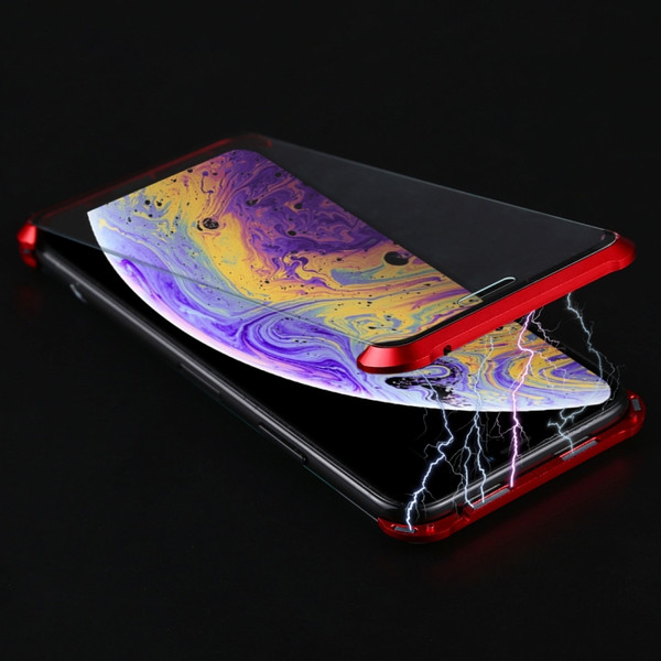 Ultra-thin angular frame magnetic absorption double - sided tempered glass shell