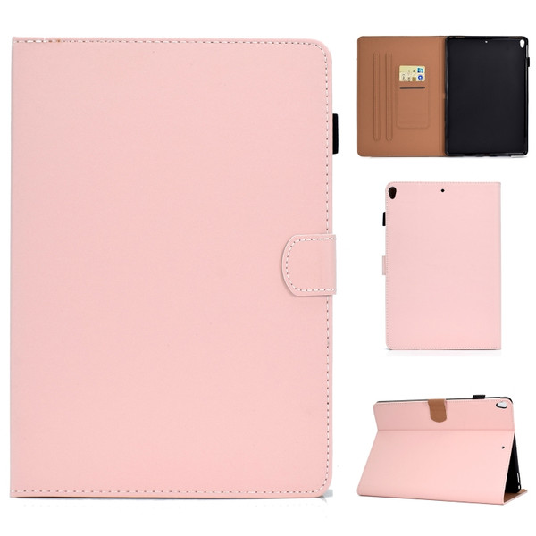 Solid Color Horizontal Flip Leather Case with Holder & Card Slots & Pen Slot & Sleep / Wake-up Function