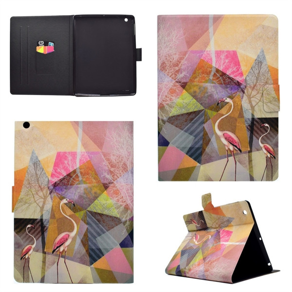 For iPad 5 / 6 Horizontal Flip Leather Case with Holder & Card Slot & Sleep / Wake-up Function