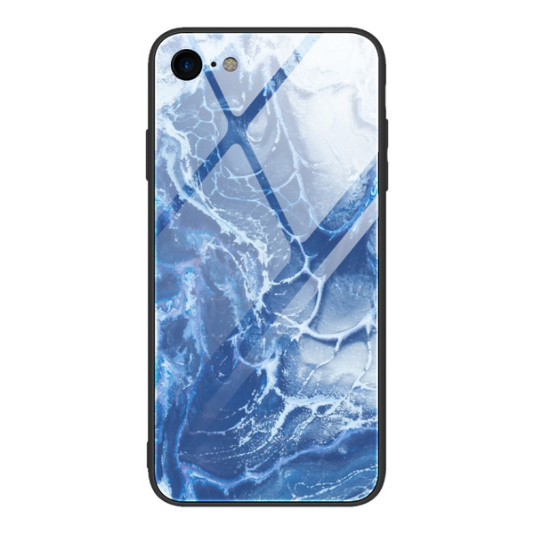 Marble Pattern Glass Protective Case