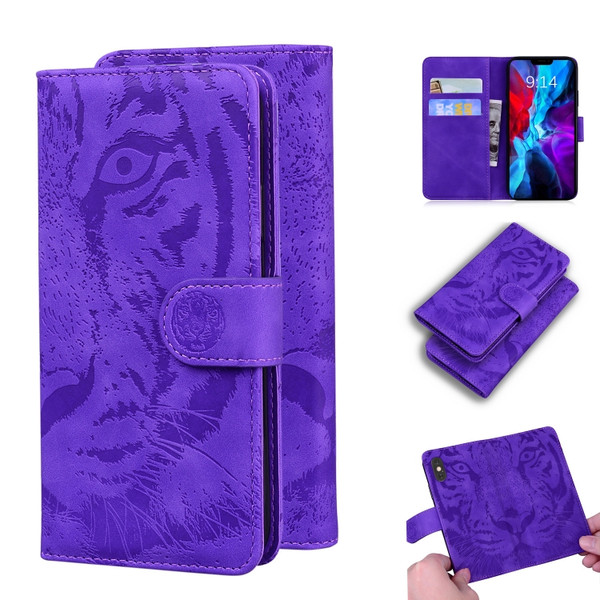 Tiger Embossing Pattern Horizontal Flip Leather Case with Holder & Card Slots & Wallet
