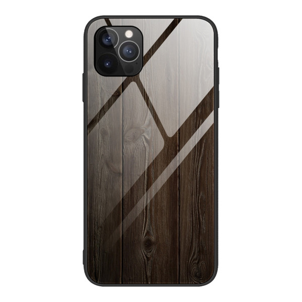 Wood Grain Tempered Glass + TPU Shockproof Case
