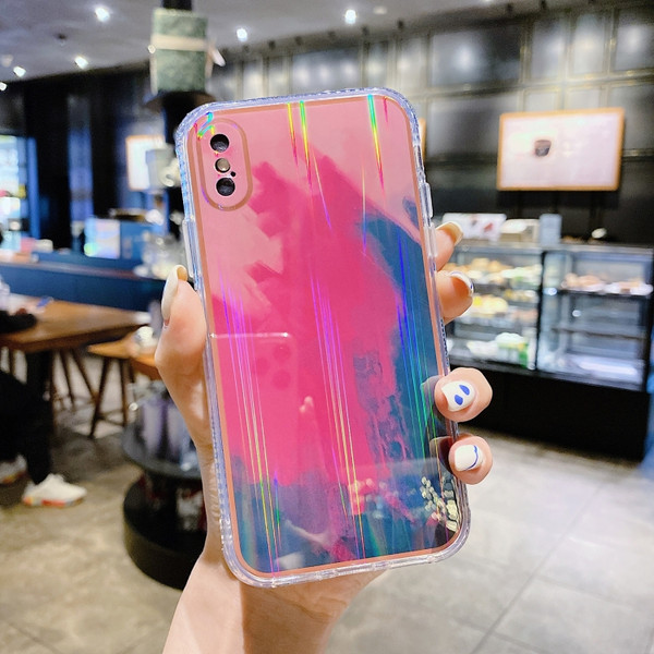 IMD Rendering Watercolor Aurora Pattern Shockproof TPU + PC Protective Case