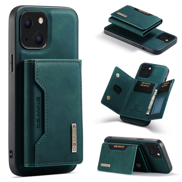 DG.MING M2 Series 3-Fold Card Bag + Magnetic Shockproof Case with Wallet & Holder Function
