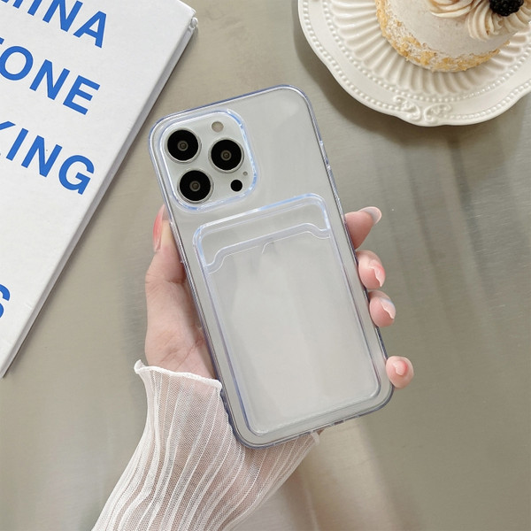 Transparent Card Slot Shockproof TPU Protective Case
