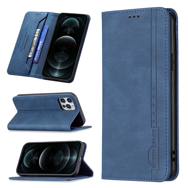 Magnetic RFID Blocking Anti-Theft Leather Case with Holder & Card Slots & Wallet