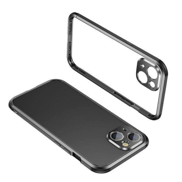 Four Corners Shockproof Metal Frame Phone Case